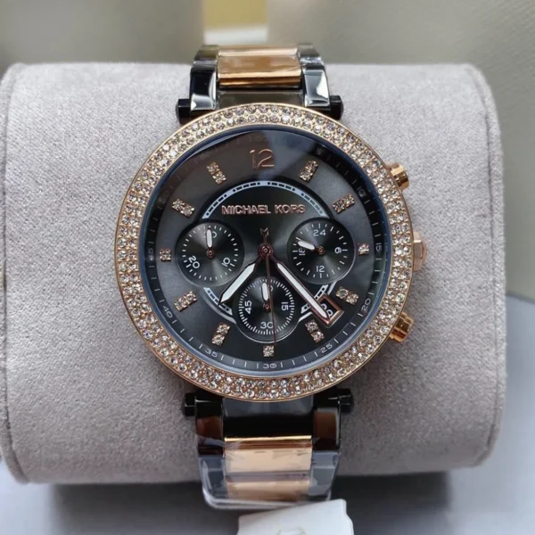 mk6440-michael-kors-watch-women-crystals-gray-dial-metal-stainless-steel-grey-rose-gold-strap-quartz-battery-analog-chronograph-parker_11 Michael Kors Watch For Women MK6440