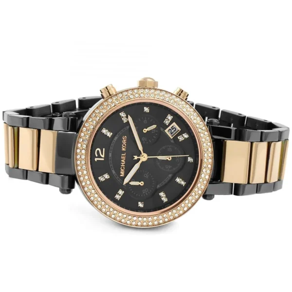 mk6440-michael-kors-watch-women-crystals-gray-dial-metal-stainless-steel-grey-rose-gold-strap-quartz-battery-analog-chronograph-parker_3 Michael Kors Watch For Women MK6440