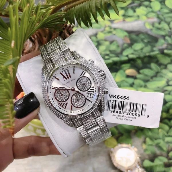 mk6454-michael-kors-watch-women-crystals-silver-dial-metal-stainless-steel-strap-quartz-battery-analog-chronograph-bradshaw_13 Michael Kors Watch For Women MK6454