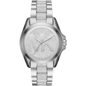 mk6486-michael-kors-watch-women-crystals-mk-logo-silver-dial-metal-stainless-steel-strap-quartz-battery-analog-three-hand-bradshaw Michael Kors Watch For Women MK6486