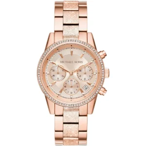 mk6598-michael-kors-watch-women-rose-gold-dial-metal-stainless-steel-strap-quartz-battery-analog-chronograph-ritz Michael Kors Watch For Women MK6598