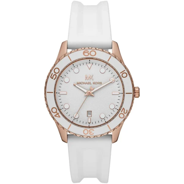 mk6853-michael-kors-watch-women-white-dial-rubber-strap-quartz-battery-analog-three-hand-runway Michael Kors Watch For Women MK6853
