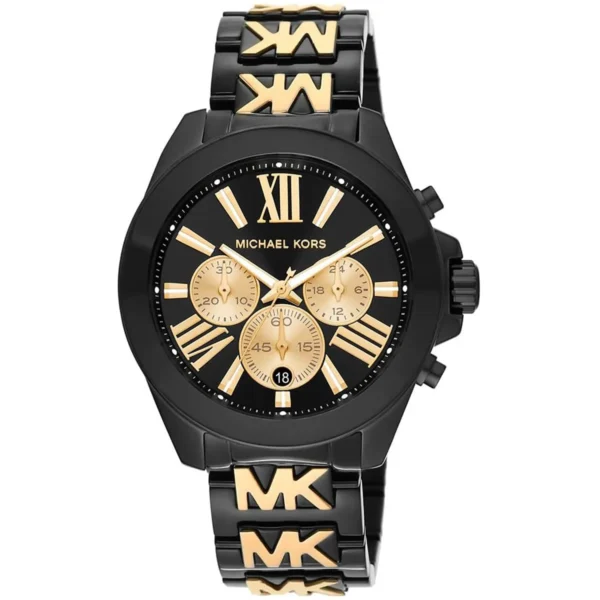 mk6978-michael-kors-watch-women-mk-logo-black-dial-metal-stainless-steel-gold-strap-quartz-battery-analog-chronograph-wren_2 Michael Kors Watch For Women MK6978