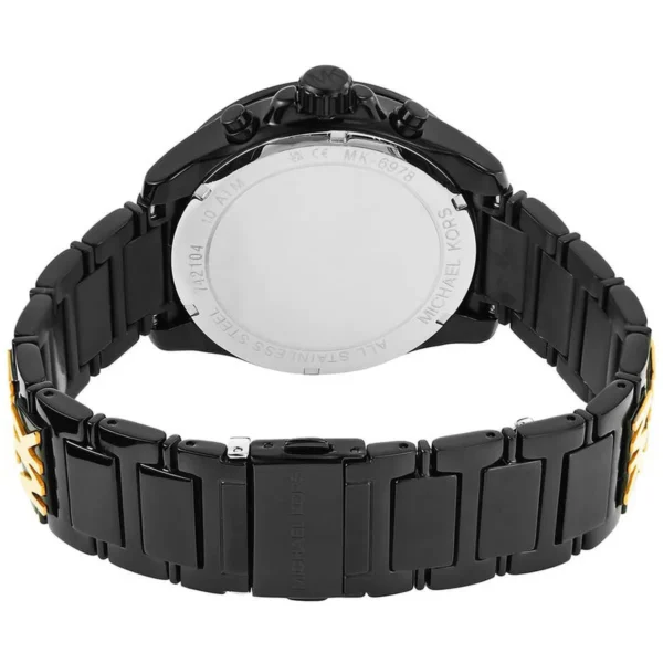 mk6978-michael-kors-watch-women-mk-logo-black-dial-metal-stainless-steel-gold-strap-quartz-battery-analog-chronograph-wren_6 Michael Kors Watch For Women MK6978