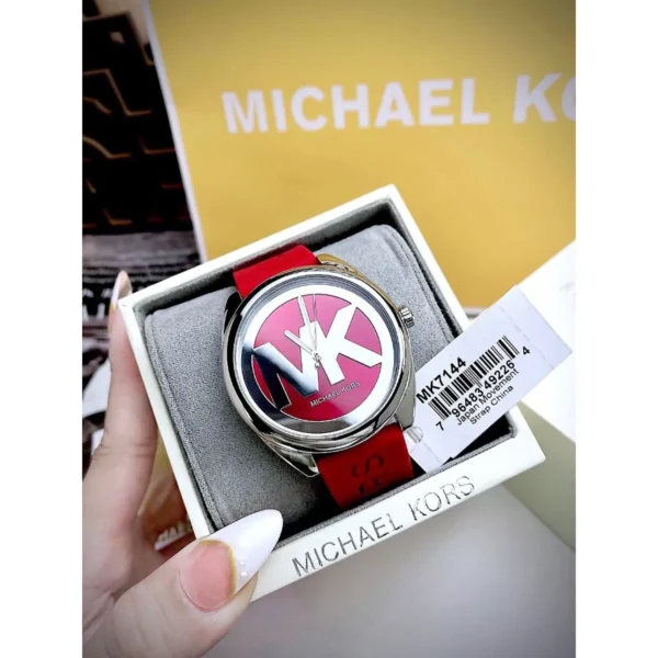 mk7144-michael-kors-watch-women-mk-logo-red-dial-rubber-strap-quartz-battery-analog-three-hand-janelle_10 Michael Kors Watch For Women MK7144