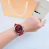 mk7144-michael-kors-watch-women-mk-logo-red-dial-rubber-strap-quartz-battery-analog-three-hand-janelle_4 Michael Kors Watch For Women MK7144