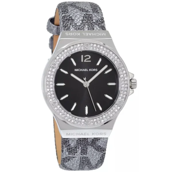 mk7309-michael-kors-watch-women-crystals-black-dial-leather-gray-strap-quartz-battery-analog-three-hand-lennox_2 Michael Kors Watch For Women MK7309
