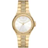 mk7361-michael-kors-watch-women-crystals-white-dial-metal-stainless-steel-gold-strap-quartz-battery-analog-three-hand-lennox Michael Kors Watch For Women MK7361