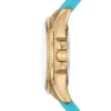 mk7374-michael-kors-watch-women-mk-logo-gold-dial-rubber-blue-strap-quartz-battery-analog-mini-pilot_3 Michael Kors Watch For Women MK7374