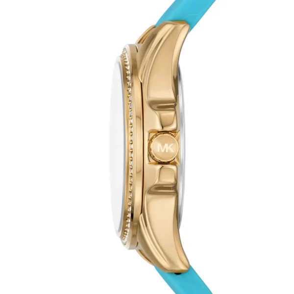 mk7374-michael-kors-watch-women-mk-logo-gold-dial-rubber-blue-strap-quartz-battery-analog-mini-pilot_3 Michael Kors Watch For Women MK7374