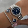 mk7397-michael-kors-watch-women-blue-dial-metal-stainless-steel-silver-strap-quartz-battery-analog-three-hand-lennox_10 Michael Kors Watch For Women MK7397