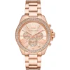 mk7430-michael-kors-watch-women-crystals-rose-gold-dial-metal-stainless-steel-strap-quartz-battery-analog-chronograph-wren Michael Kors Watch For Women MK7430