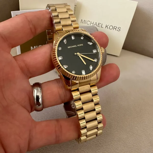 mk7449-michael-kors-watch-women-green-dial-metal-stainless-steel-gold-strap-quartz-battery-analog-three-hand-lexington_8 Michael Kors Watch For Women MK7449