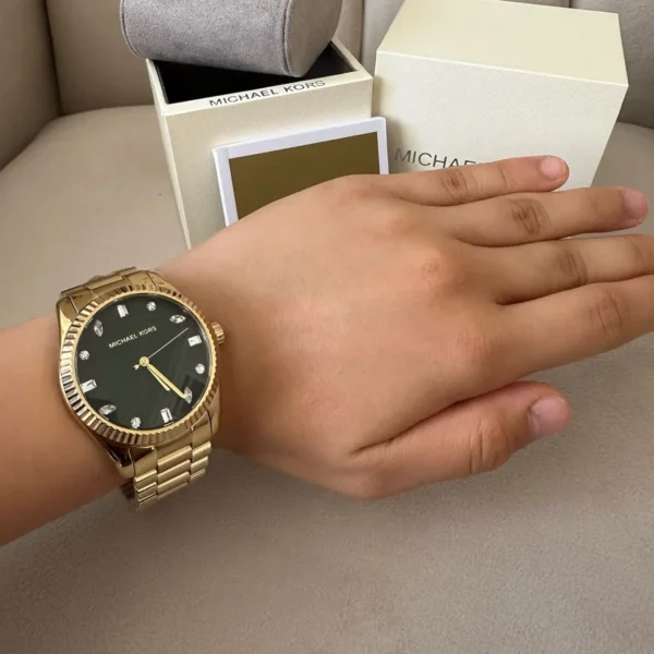 mk7449-michael-kors-watch-women-green-dial-metal-stainless-steel-gold-strap-quartz-battery-analog-three-hand-lexington_9 Michael Kors Watch For Women MK7449