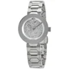 movado-bold-silver--glitz-dial-ladies-watch-3600567 Movado Bold Silver Dial Silver Steel Strap Watch For Women - 3600567