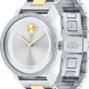 movado-bold-silver-women-s-watch-36mm1_jpg_8cb8530e-0a87-4d80-9fd0-55c403b5f2e9 Movado Bold Diamonds Silver Dial Two Tone Steel Strap Watch for Women - 3600451