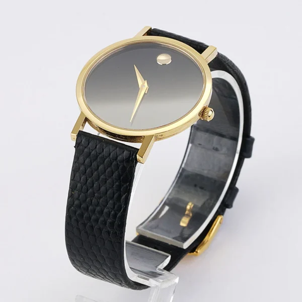 movado-museum-classic-31mm-leather-stra-8813-219_a5cc34df-3188-47e8-9711-48a47413da24 Movado Museum Black Dial Black Leather Strap Watch For Men - 2100005