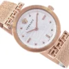 Versace Meander White Dial Rose Gold Mesh Bracelet Watch for Women - VELW00620