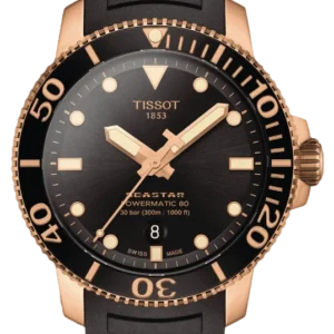 removal.ai__1e9252ad-8191-4c61-abf7-85eee0a90415-11c88658-8da6-481c-bf71-8fd6a232f083 Tissot Seastar 1000 Powermatic 80 Black Dial Black Rubber Strap Watch for Men - T120.407.37.051.01