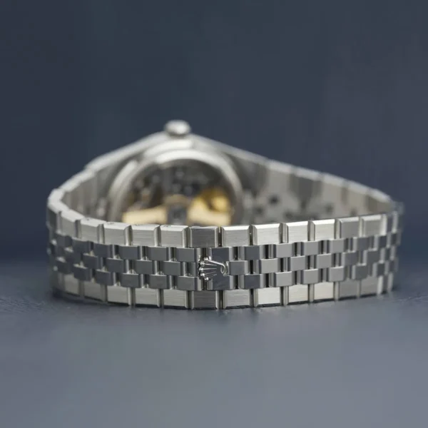 Rolex Men’s Land-Dweller Ice Blue Honeycomb Dial Watch