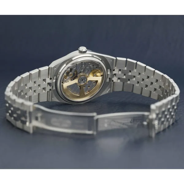 Rolex Men’s Land-Dweller Ice Blue Honeycomb Dial Watch
