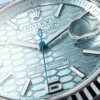 Rolex Men’s Land-Dweller Ice Blue Honeycomb Dial Watch
