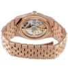 Rolex Men’s Land-Dweller Rose Gold Honeycomb Dial Watch