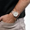 Rolex Men’s Land-Dweller Rose Gold Honeycomb Dial Watch