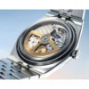 Rolex Men’s Land-Dweller Silver White Honeycomb Dial Watch