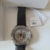 Versace Casual Chronograph Grey Dial Brown Leather Strap Watch for Men - VERG001-18