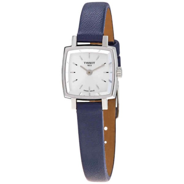 s-l1600_5f4c8fab-1312-475f-a780-a9753a5596bd Tissot Lovely Square Silver Dial Blue Leather Strap Watch For Women - T058.109.16.031.00