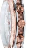 Versace Sport Tech Chronograph While Dial Two Tone Steel Strap Watch for Men - VELT00319