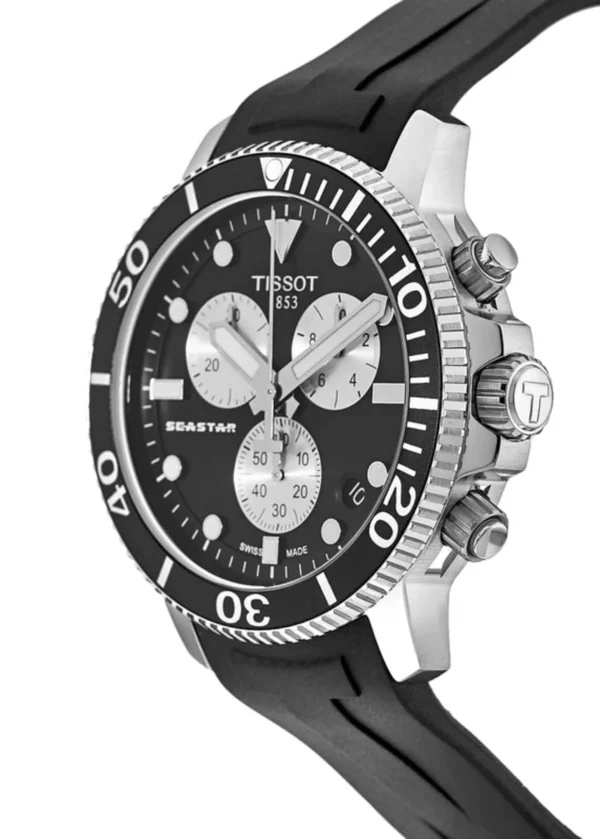 t1204171705100_5e160ee2a095f Tissot Seastar 1000 Chronograph Black Dial Black Rubber Strap Watch For Men - T120.417.17.051.00