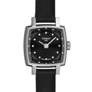 tile_1_1_800_800_0_0-14 Tissot Lovely Square Quartz Diamonds Black Dial Black Leather Strap Watch For Women - T058.109.16.056.00
