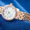 Tissot Lovely Mother of Pearl Dial Rose Gold Steel Strap Watch for Women - T140.009.33.111.00
