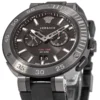 vcn020017 Versace V Extreme Chronograph Black Tone Dial Black Rubber Strap Watch for Men - VCN020017