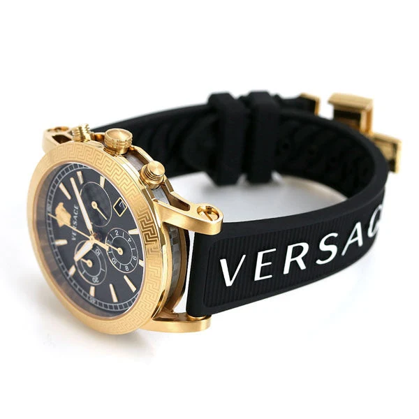 velt00119_3_4ab400f6-4777-4839-a2c3-5a1bb1bf94c8 Versace Sports Tech Chronograph Black Dial Black Rubber Strap Watch for Men - VELT00119