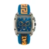 Versace Iconic Dominus Chronograph Blue Dial Blue Rubber Strap Watch For Men - VE6H00323  ★★★★★ 2000 reviews