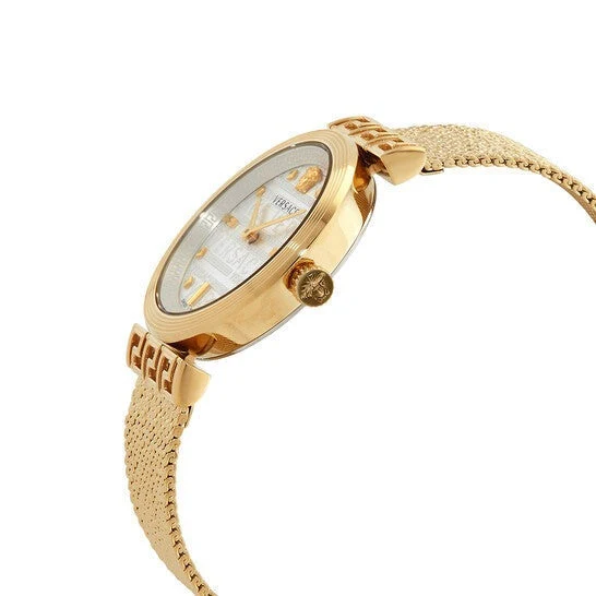 versace-meander-quartz-silver-dial-ladies-watch-velw00820_2 Versace Meander Greca White Dial Gold Mesh Bracelet Watch for Women - VELW00820