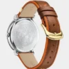 versace-versace-vbp070017-v-circle-ladies-watch-38 Versace V Circle Quartz Silver Dial Brown Leather Strap Watch For Women - VBP04017