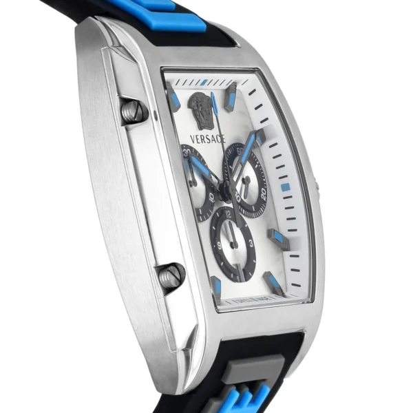 vs1-ve6h00123_2 Versace Dominus Chronograph Silver Dial Black Rubber Strap Watch For Men - VE6H00123