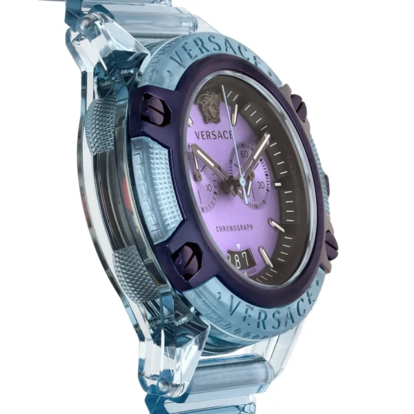 vs1-vez701523_2_dd82621c-a899-40fc-83ea-20b33c891dcb Versace Icon Active Chronograph Purple Dial Blue Silicone Strap Watch For Men - VEZ701523