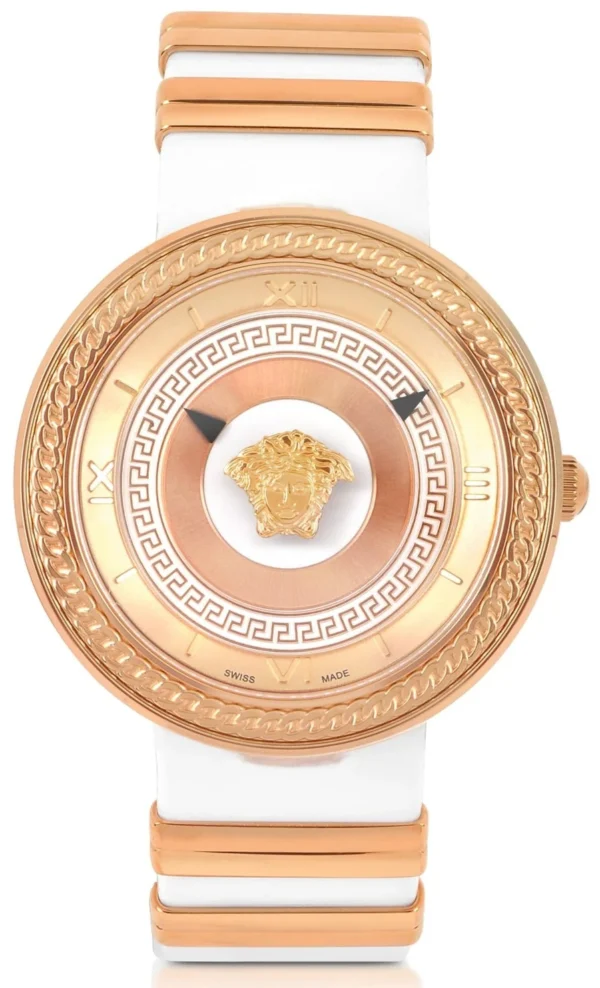 vs270214-006-00-1x_1594ee3d-9365-4f8e-9ae4-7bf20ff5654e Versace V Metal Icon Gold Dial White & Gold Strap Watch for Women - VLC040014