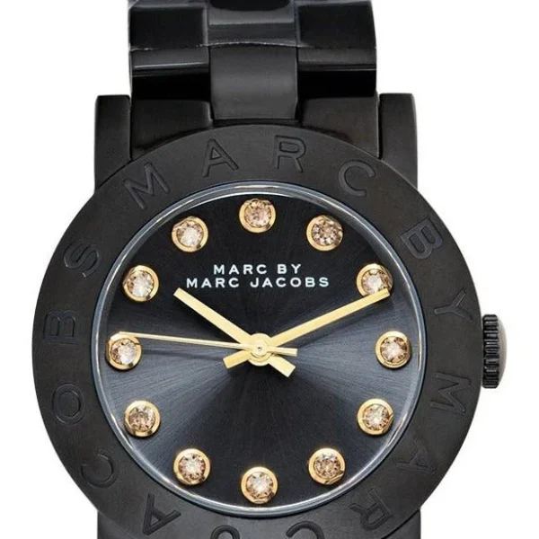 0-283839_693d8fa1-758d-4d8a-a3fb-a4d4ba72228d Marc Jacobs Amy Black Dial Black Steel Strap Watch for Women - MBM8595