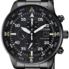 0-494573-d9df57b5ab1cf56cf0597c253827a2e5-790867 Citizen Sports Eco Drive Black Dial Black Steel Strap Watch For Men - CA0695-84E