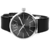 0010130645000000000623944220_4_6ba5def0-9a16-4f3d-8c66-f600775dbae6 Calvin Klein Minimal Black Dial Black Leather Strap Watch for Men - K7621107