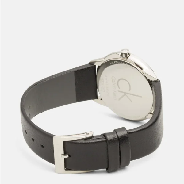 00K3M221C3_BLK_alternate1_800x_6fcbafdf-e70b-4129-bb41-4afd2ba40b3a Calvin Klein Minimal Grey Dial Black Leather Strap Watch for Men - K3M221C3