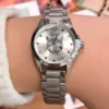 031fae93127d82774d9319545f665ef5-507148 Gucci G Timeless Quartz Silver Dial Silver Steel Strap Watch For Women - YA126595