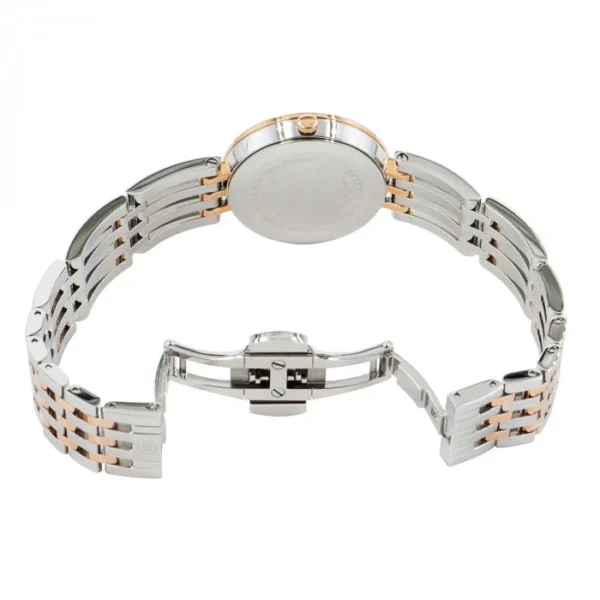 Movado Esperanza Mother of Pearl Dial Two Tone Steel Strap Watch For Women - 0607114