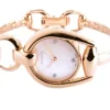 086_208_ya139508-1 Gucci Horsebit Collection Diamonds Mother of Pearl Dial Rose Gold Steel Strap Watch For Women - YA139508